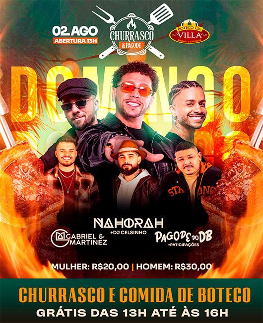 CHURRASCO E PAGODE CHURRASCO E PAGODE