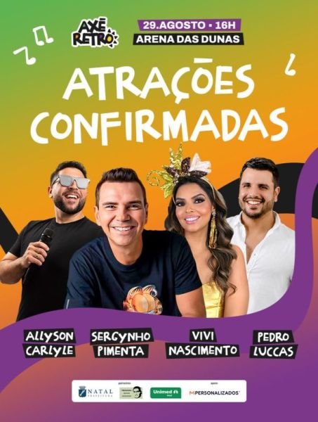 Sergynho Pimenta, Vivi Nascimento, Allyson Carlyle e Pedro Luccas - Axé Retrô