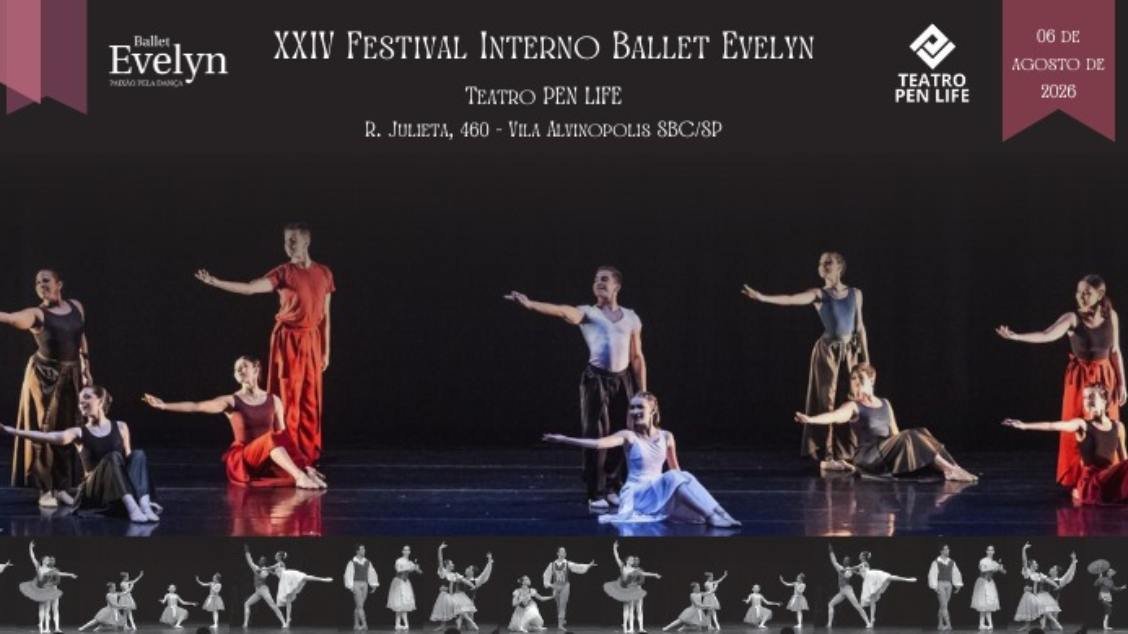 XXIV Festival Interno do Ballet Evelyn 06 de agosto 19h30