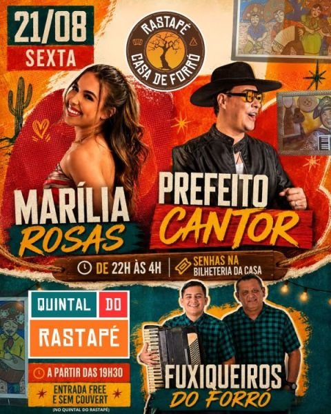 Prefeito Cantor e Marília Rosas