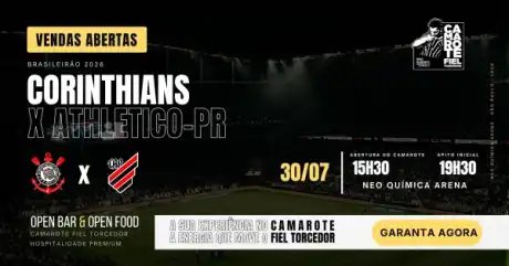 Camarote Fiel Torcedor Corinthians x Athletico PR