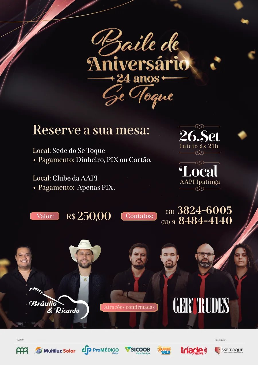 BAILE DE ANIVERSÁRIO 24 ANOS SE TOQUE