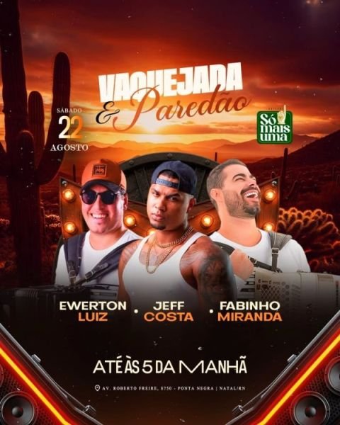 Jeff Costa, Ewerton Luiz e Fabinho Miranda