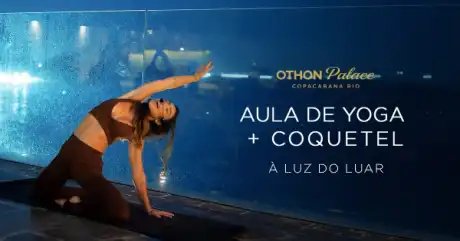 Yoga com Coquetel à Luz do Luar