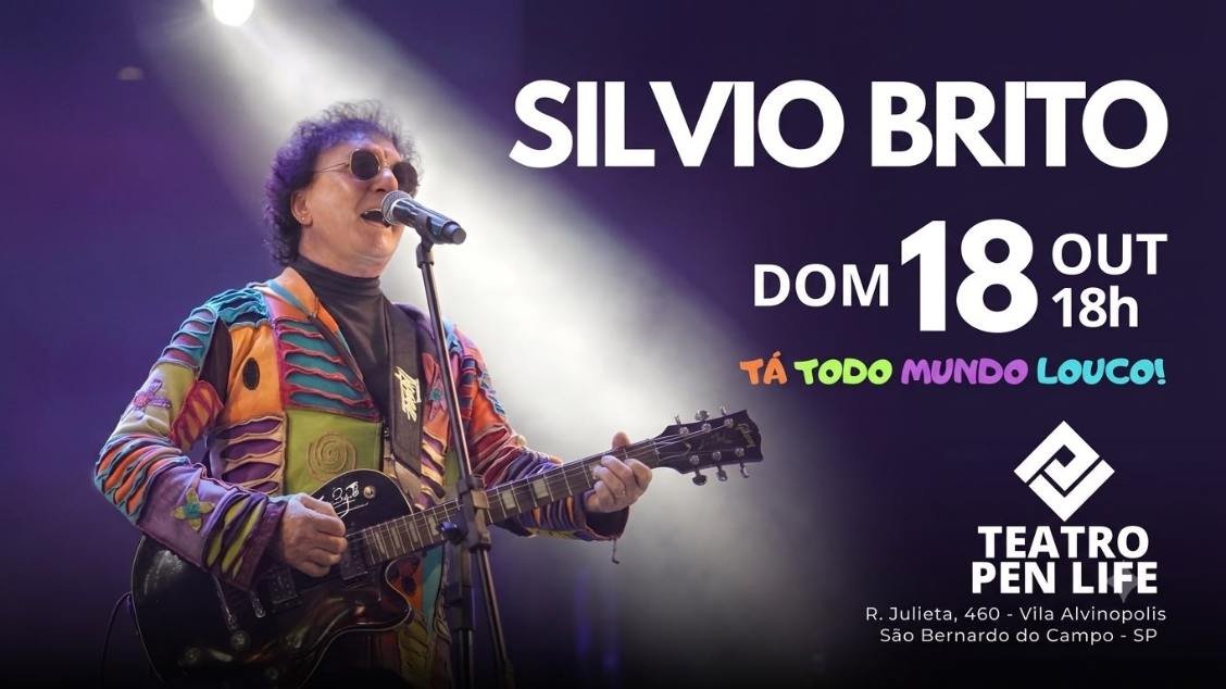 Silvio Brito em Tá Todo Mundo Louco 18 Outubro Domingo 18h