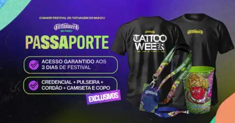 Tattoo Week São Paulo 2026 Passaporte 3 Dias