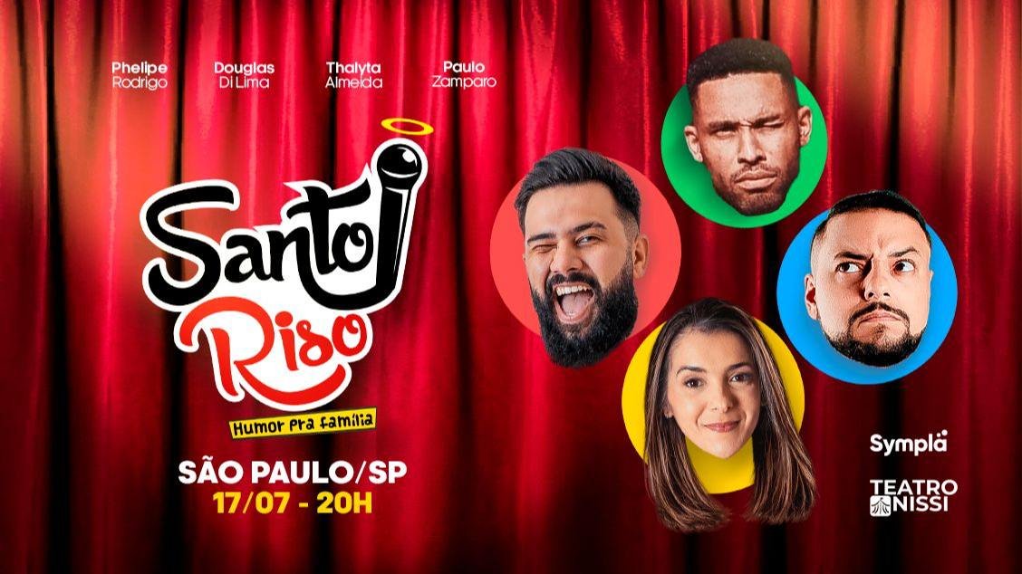 Santo Riso em São Paulo - Humor para a família