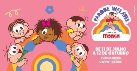 Parque Inflável Turma da Mônica