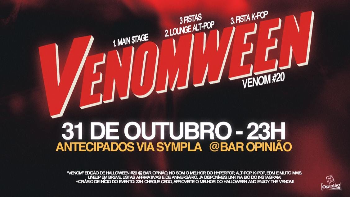 VENOM #20 :: VENOMWEEN :: BAR OPINIÃO :: 31/10/26