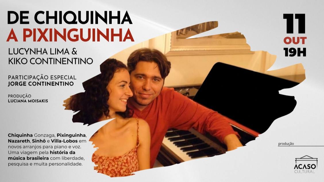 De Chiquinha a Pixinguinha — Duo Lucynha Lima & Kiko Continentino