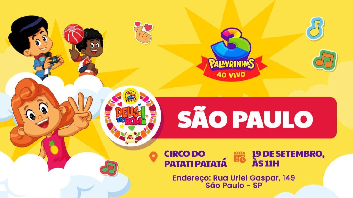 3 Palavrinhas - Deus é Tão Bom