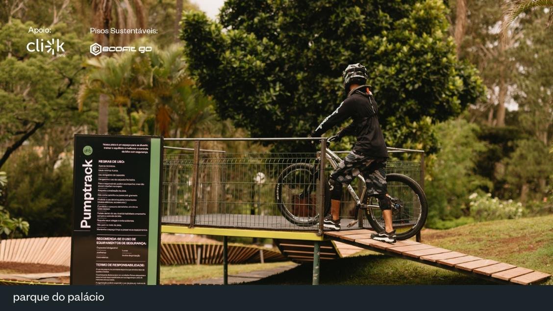 PUMPTRACK Pista de Bike Infantil no Parque do Palácio