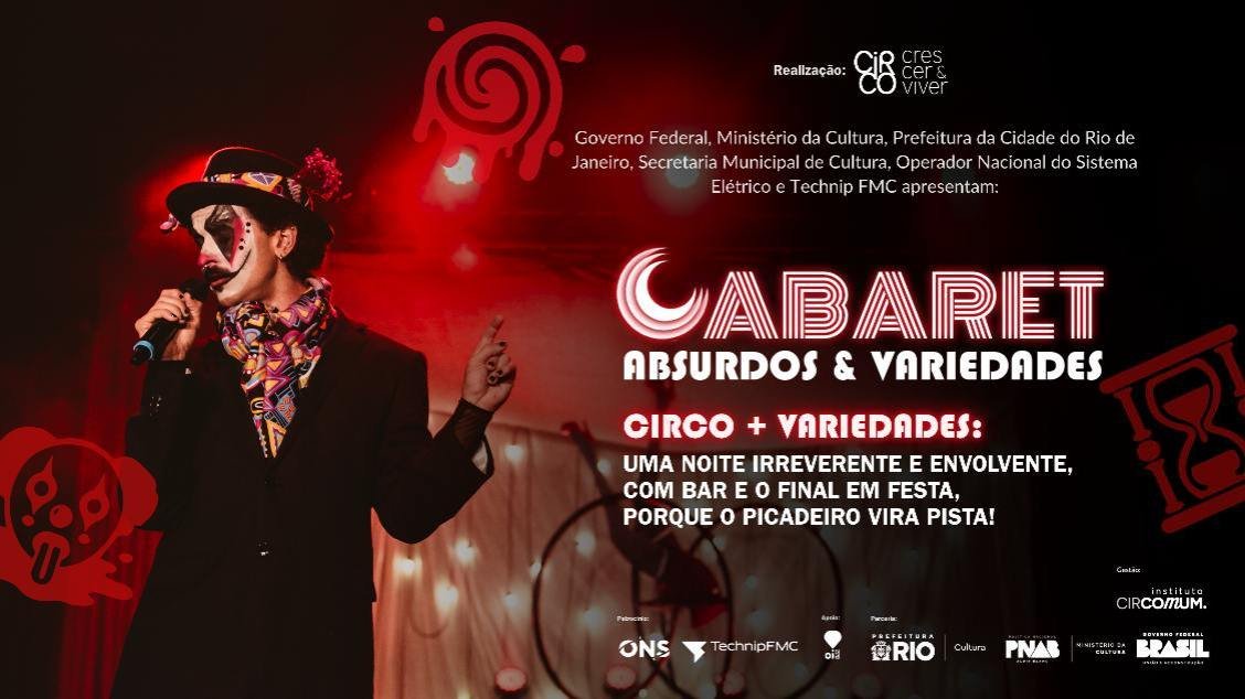CABARET – Absurdos e Variedades 04/12 CABARET – Absurdos e Variedades 04/12