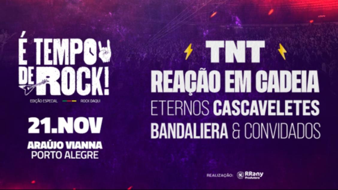 É TEMPO DE ROCK - 21/11/26