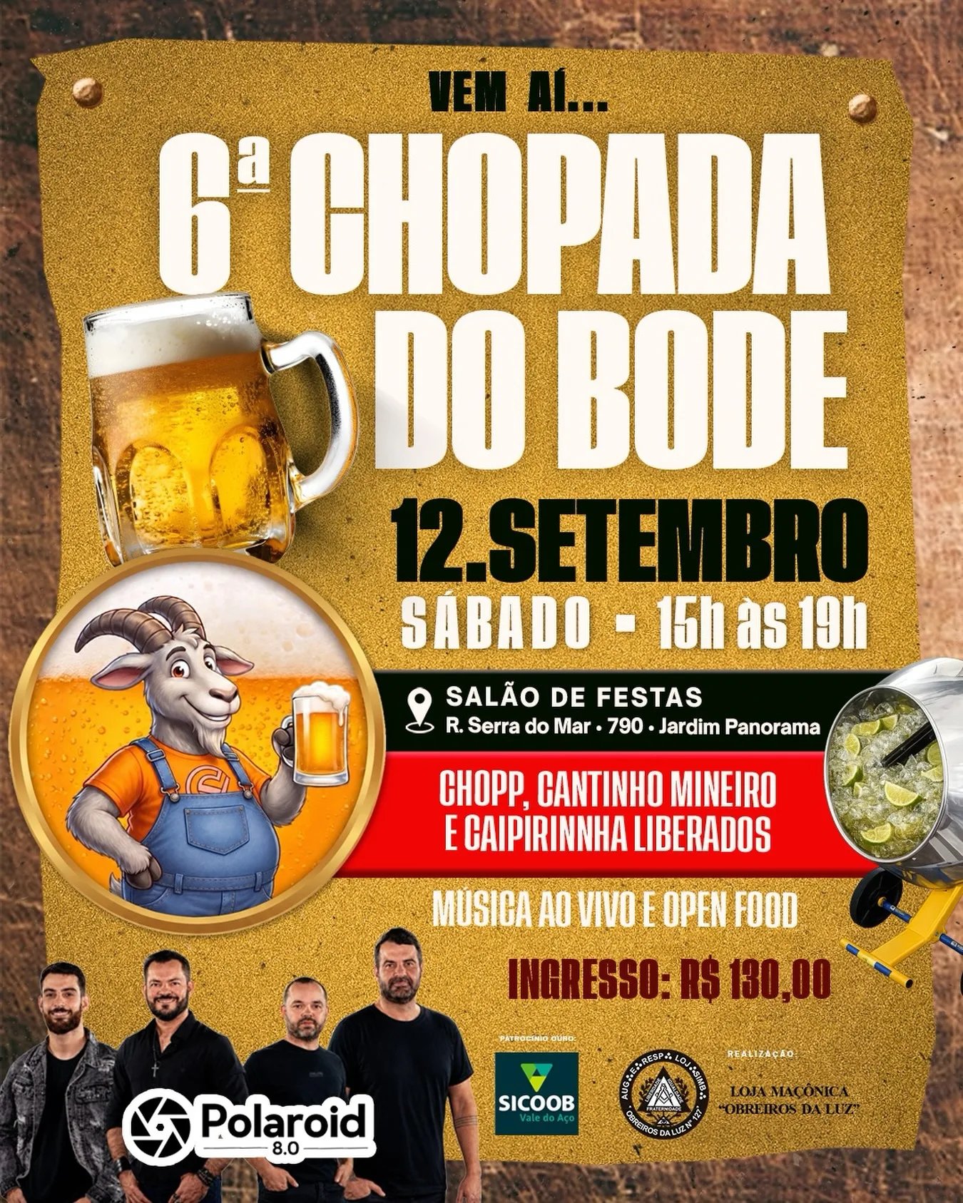 6ª CHOPADA DO BODE 6ª CHOPADA DO BODE