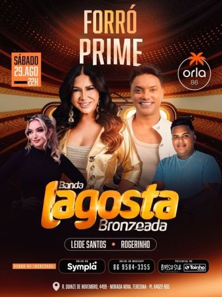 Lagosta Bronzeada, Leide Santos e Rogerinho