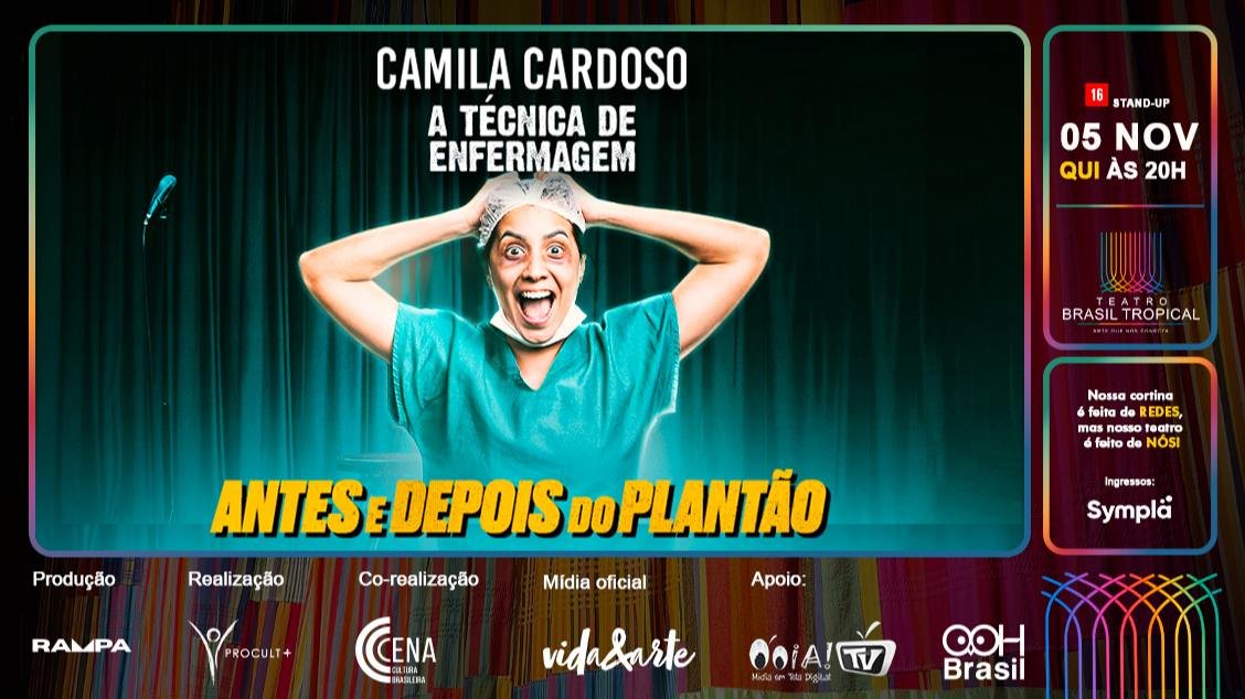 Camila Cardoso em A Técnica de enfermagem - Antes e depois do plantão