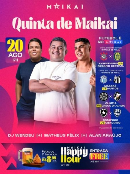 Matheus Félix, Alan Araújo e Dj Wendeu